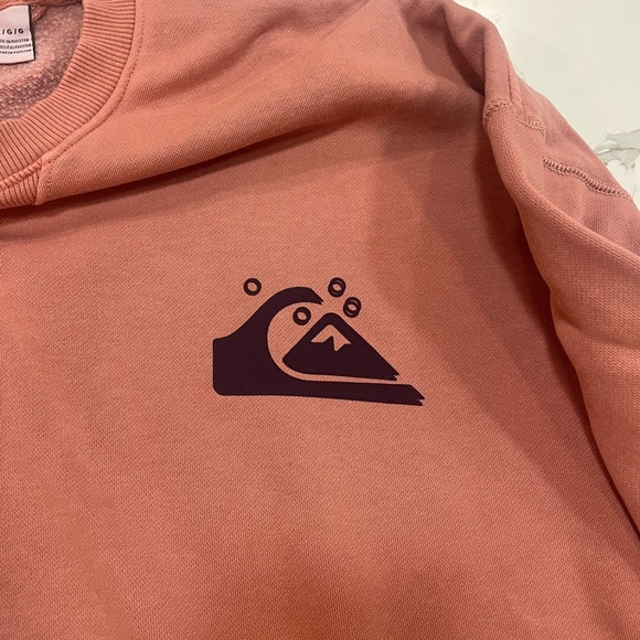 Women’s Quiksilver Crewneck sweatshirt mauve - size L - Picture 2 of 9
